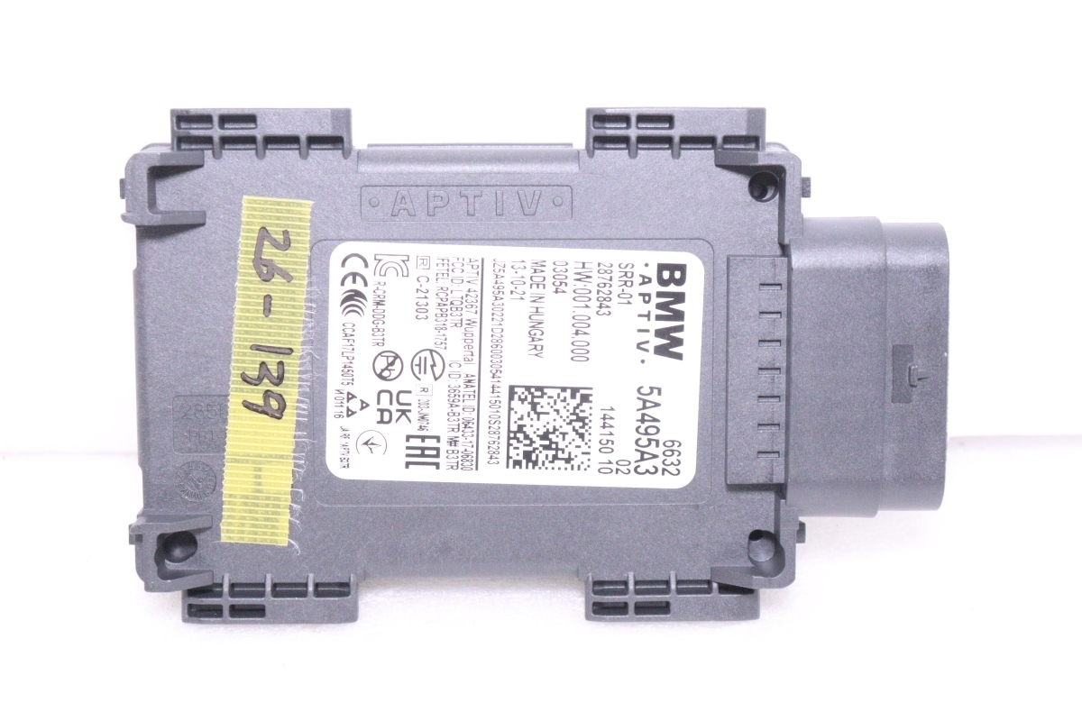 26-139★値下 美品 G30 BMW3シリーズ レーダーセンサー 5A495A3 28762843 RADAR 純正★BMW (KK)_画像1