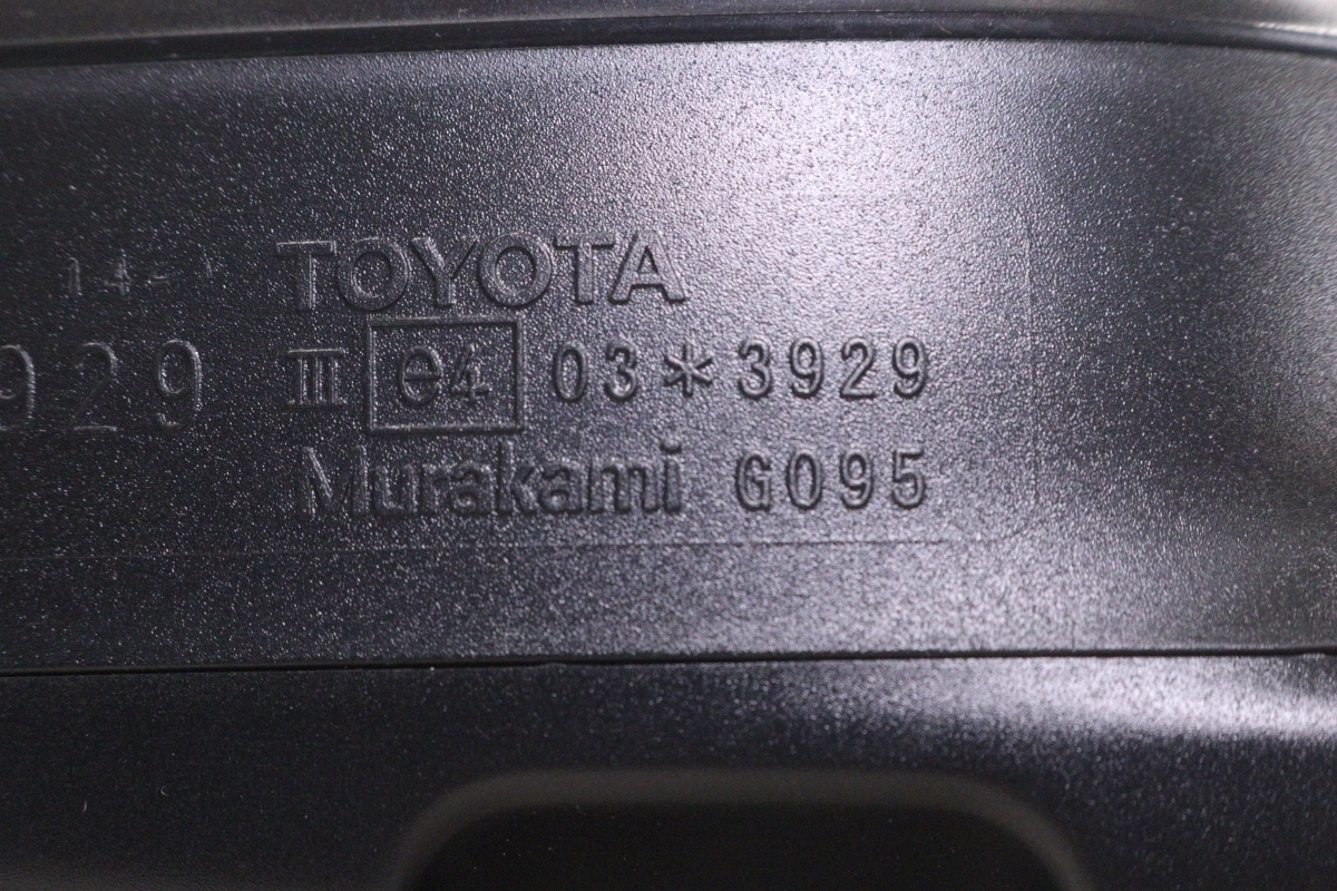 29-608★値下 カメラ無 12P MXUA80 ハリアー 左ドアミラー 87940-48B20 BSM付 センシュアルレッドマイカ 3T3 純正★トヨタ (KK)_画像6