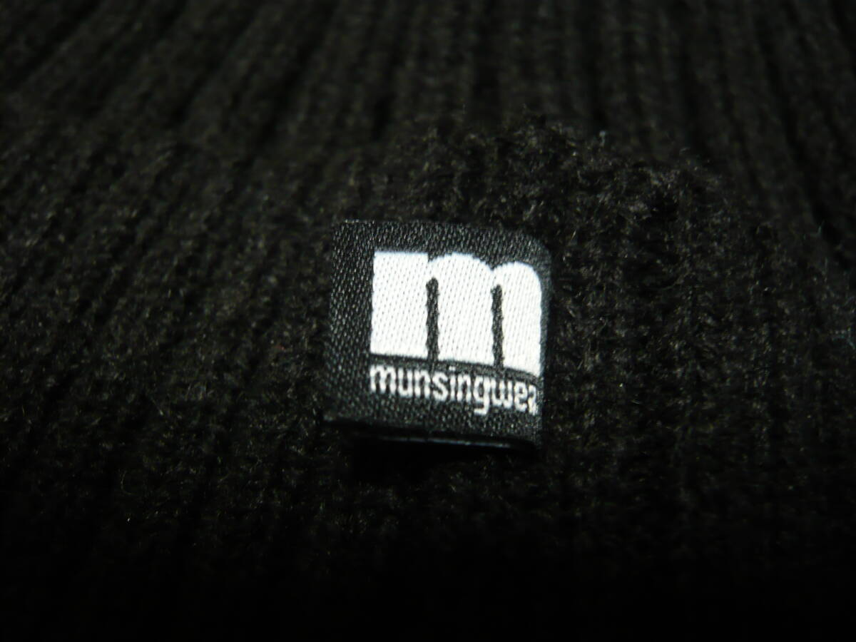  новый товар Munsingwear одежда Munsingwear вязаная шапка вязаная шапка чёрный 