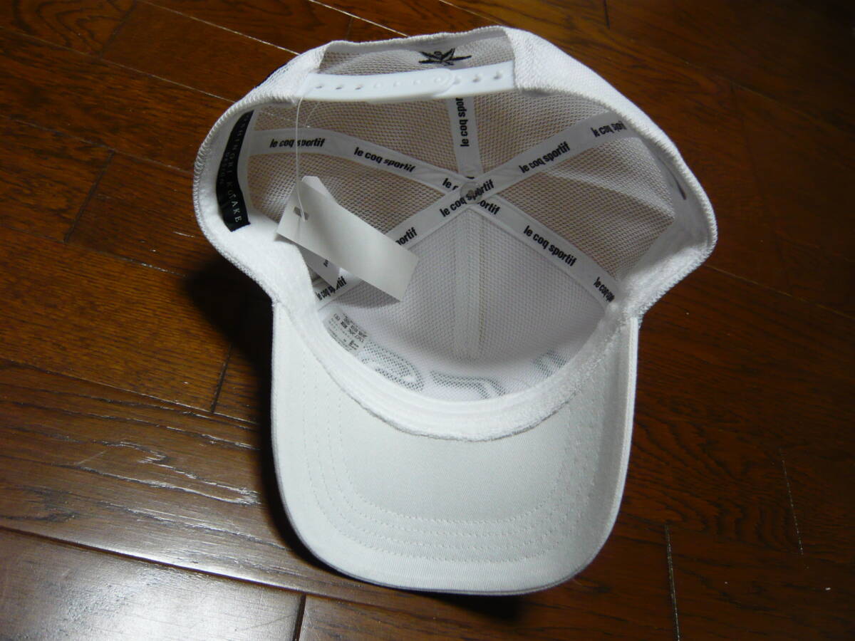 新品　ルコック　ルコックスポルティフ　ゴルフ　ヨシノリ　コタケ　コラボ　キャップ　帽子　白　ホワイト_画像8