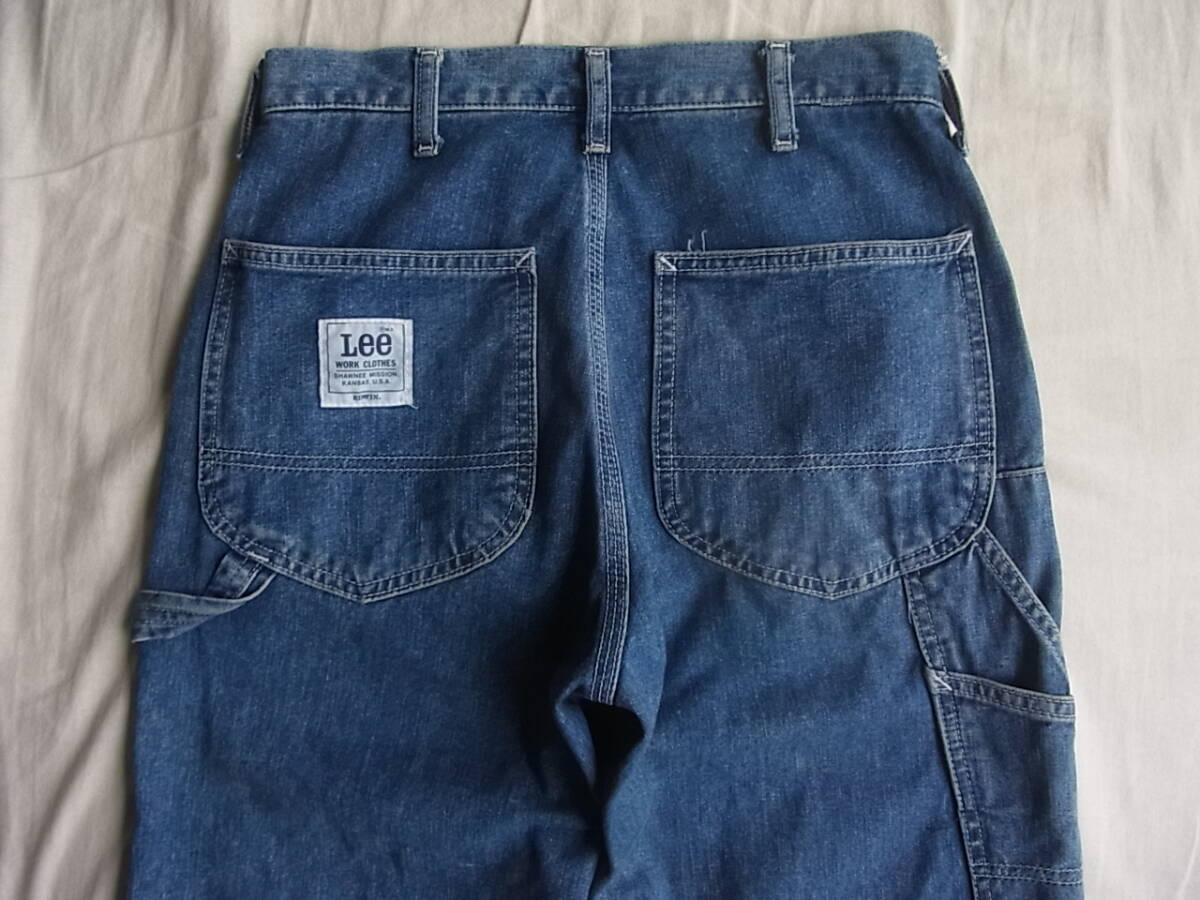 Lee Lee Denim painter's pants размер 27 сделано в Японии номер образца 0288