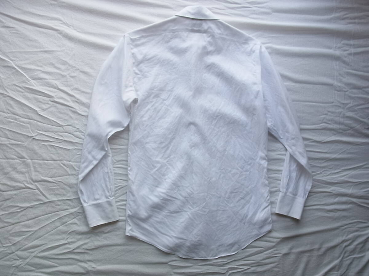 BROOKS BROTHERS 　ブルックスブラザーズ 　スーピマコットン　ワイドカラーシャツ　サイズ 14 1/2 - 32 ホワイト　スレのダメージ有り_画像4