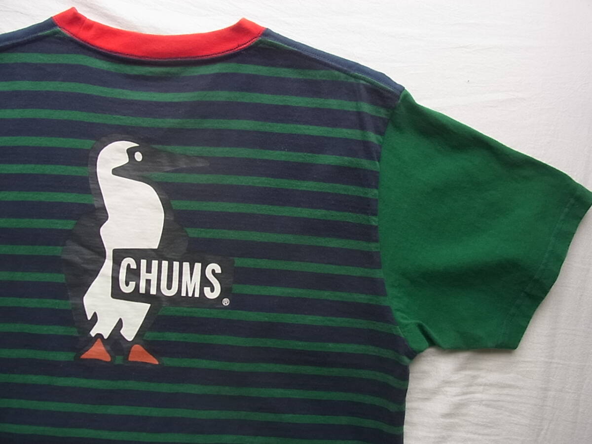 CHUMS チャムス　パッチワーク　バックプリントTシャツ　サイズ XXL_画像4