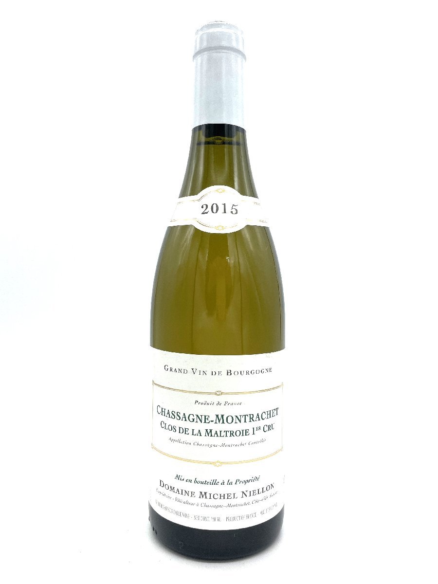 ◆高評価WS93点◆シャサーニュ・クロ・ド・ラ・マルトロワ CHASSAGNE CLOS DE LA MALTROIE / ミシェル・ニーロン MICHEL NIELLON 2015年 OR_画像1