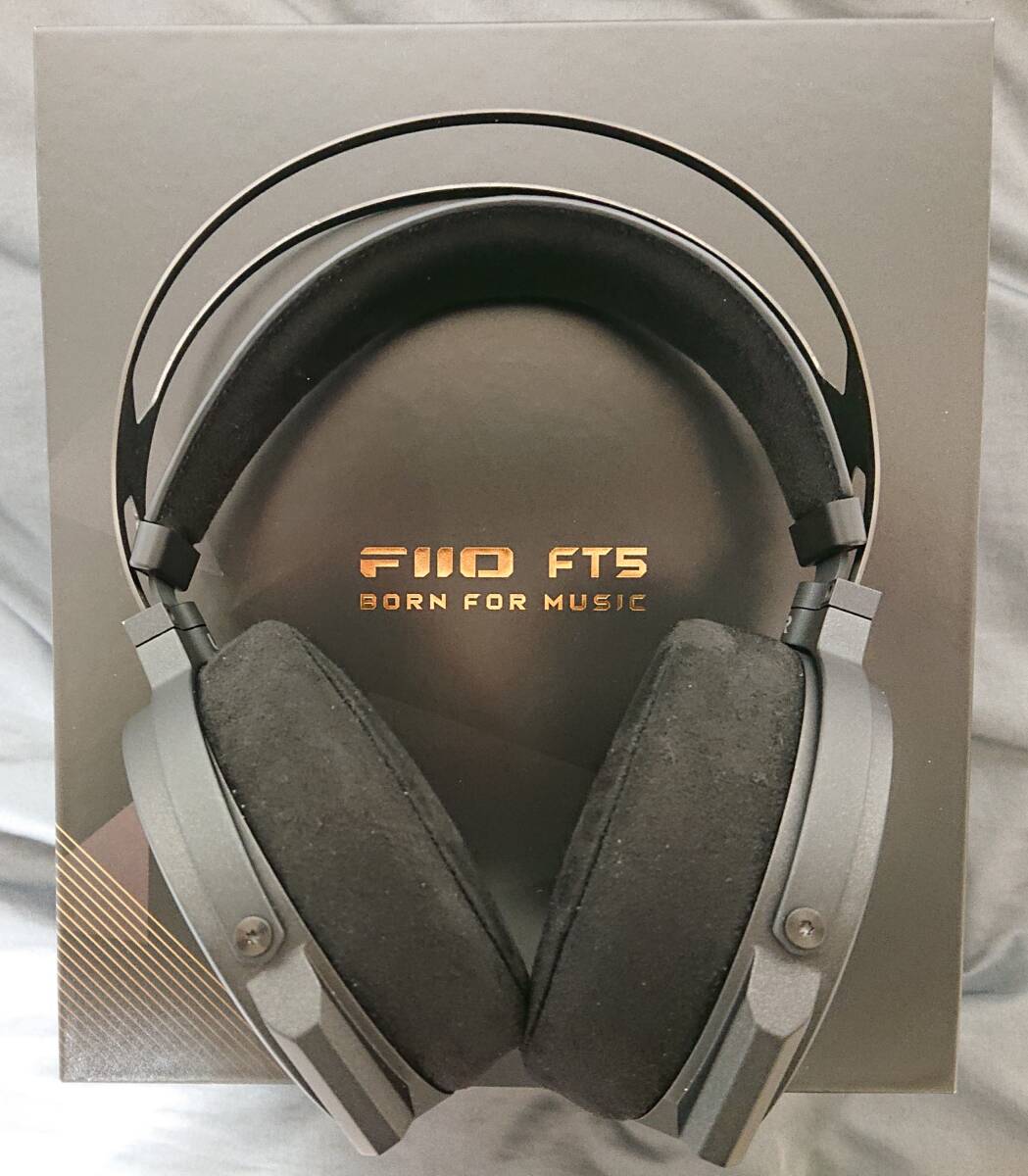 【送料無料】FIIO FT5 Black (FIO-FT5-B) 開放型 ヘッドホン 平面磁界ドライバー