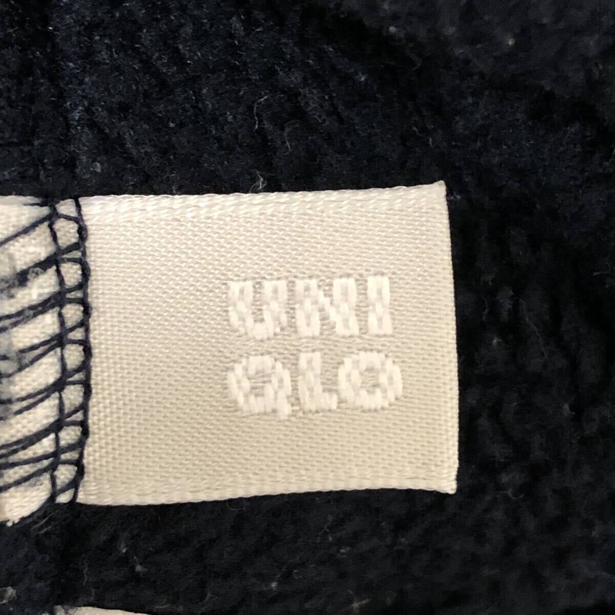 00s オールドユニクロ OLD UNIQLO MLBコラボ NEWYORK Yankees ニューヨークヤンキース ハーフジップフリース 刺繍ロゴ 紺 NAVY ネイビー XLの画像9