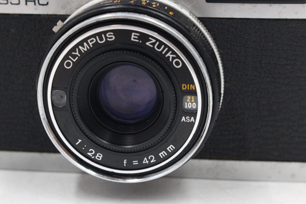 【ト静】 ★ OLYMPUS オリンパス 35 RC フィルムカメラ E.ZUIKO 1:2.8 f=42mm レンズ 中古現状品 画像参照 GAZ01GCG48_画像3