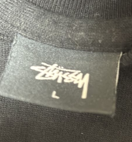 stussy Basic long T 7 minute sleeve black L