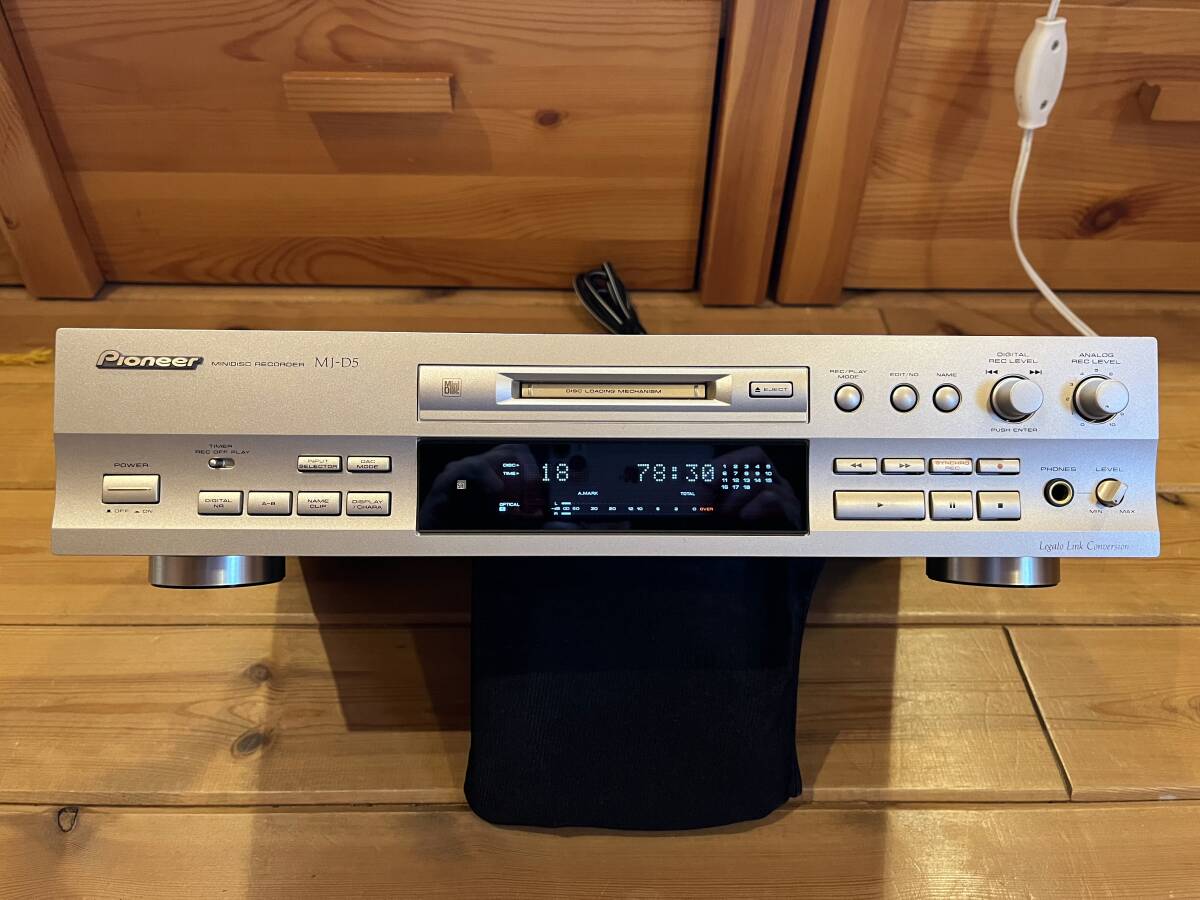 ★ 【美品～良品・完動品】 PIONEER MJ-D5 パイオニア MDプレーヤー ★_画像1