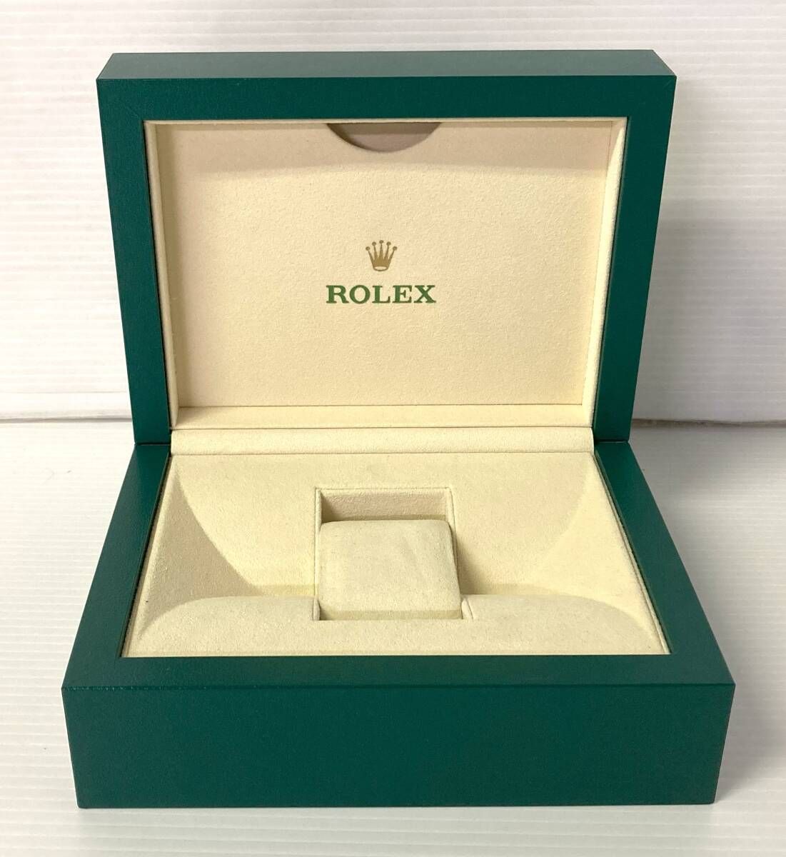 ★☆美品 純正 ROLEX ロレックス GMT-MASTERⅡ ベージュ 現行 Lサイズ 腕時計ケース BOX 箱 冊子 パスケース 70☆★の画像2