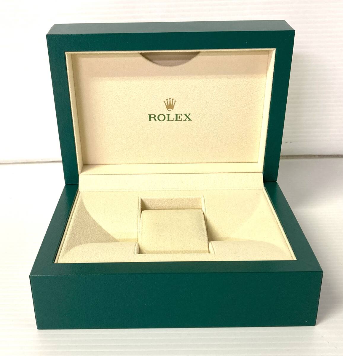 ★☆美品 純正 ROLEX ロレックス GMT-MASTERⅡ GMT-マスターⅡ ベージュ 現行 Mサイズ 腕時計ケース BOX 箱 冊子 パスケース 80☆★_画像2