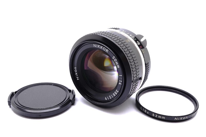 Nikon ニコン Nikkor 50mm f1.4 non-Ai MF Lens 動作正常_画像1