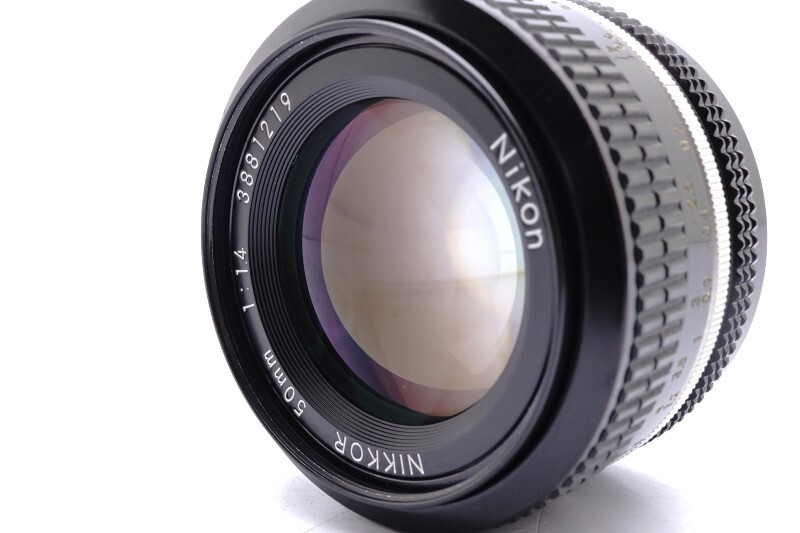 Nikon ニコン Nikkor 50mm f1.4 non-Ai MF Lens 動作正常_画像7