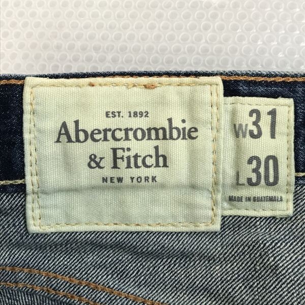 アバクロンビー＆フィッチ★デニムパンツ/ジーンズ【メンズW31L30/股下79cm/紺/navy】Abercrombie & Fitch/Pants/Trouser◆BH569-b_画像4