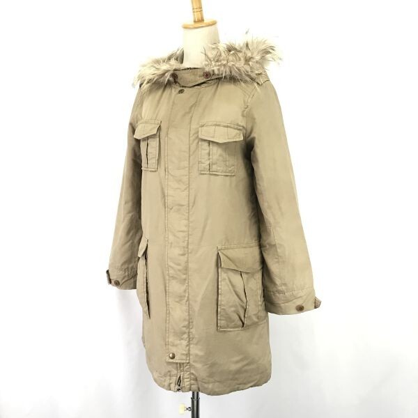  Child Woman /CHILD WOMAN* Mod's Coat / длинный длина [ женский F/ бежевый /beige] блузон /Coat/Jacket/Jumper*pBH603