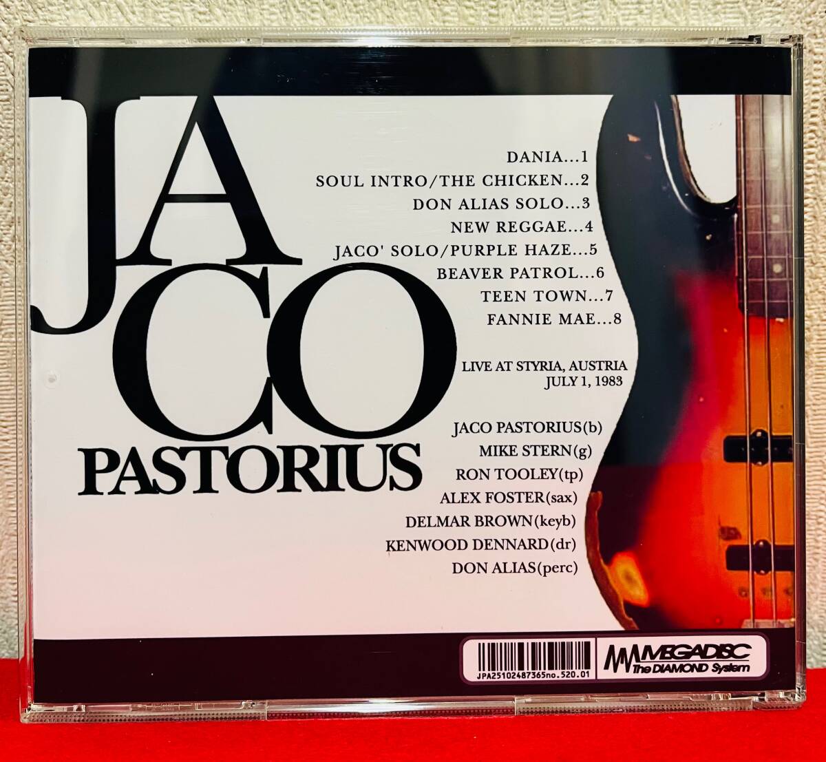 送料無料! 希少盤２タイトル2CD !! JACO PASTORIUS / AUSTRIA 1983 & HAPPY BIRTHDAY [ MEGADISC ] ジャコ・パストリアスの画像2