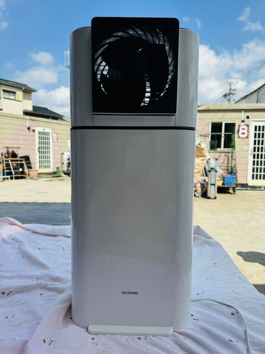 アイリスオーヤマ サーキュレーター衣類乾燥除湿機 IJD-I50-W 2020年製 通電、動作確認済み 中古品_画像1