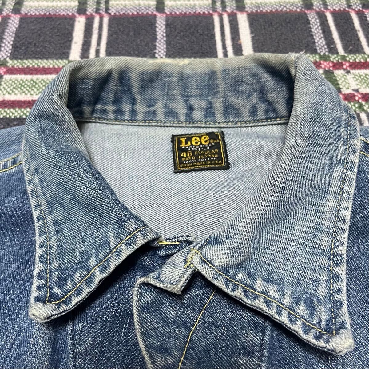 超希少サイズ】 70s Lee 101-J USA製 デニムジャケット 48サイズ 超希少サイズ】 70s Lee 101-J USA製 デニムジャケット 48サイズ