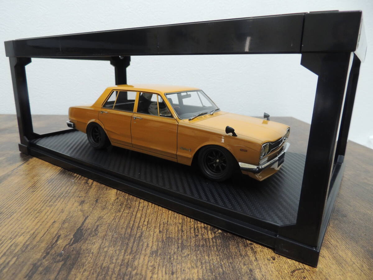 ★【ジャンク品】【コレクション整理品】難あり No.0753 IG イグニッションモデル 1/18 Nissan Skyline 2000 GT-R (PGC10) Brownの画像4