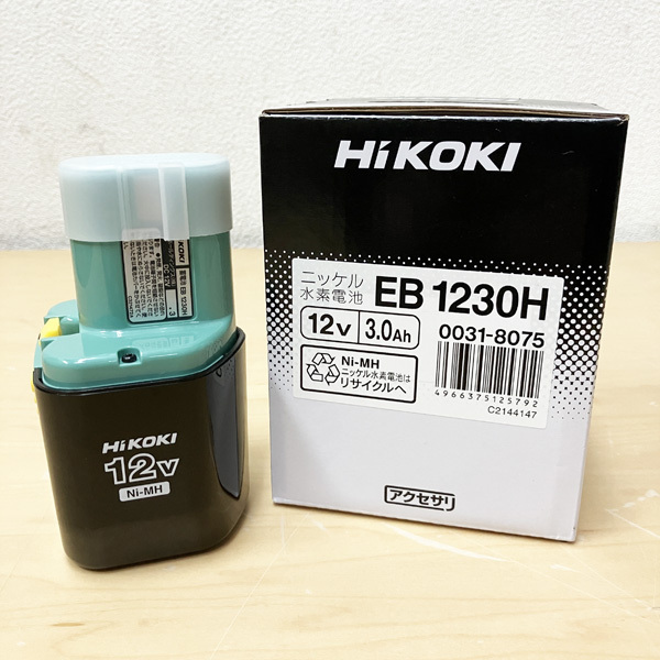 【未使用品】HiKOKI/ハイコーキ 純正 バッテリー ニッケル水素電池 12V 3.0Ah ※No.3※ EB1230H_画像1