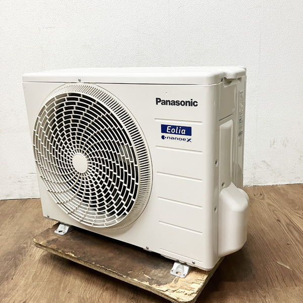 【引取希望・配送要相談】Panasonic Eolia/エオリア 2.2kW 6畳 ルームエアコン CS-221DEXJ 自動フィルターお掃除ロボット 2021年式 ●55056の画像6