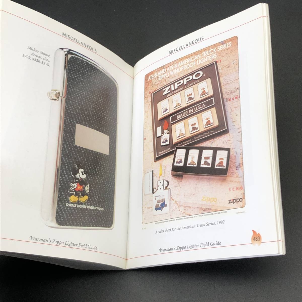 【 ZIPPO 】ジッポーライター フィールドガイド 洋書 Warmans Zippo Lighters Field Guide 英語　写真 約500点掲載 写真集_画像7