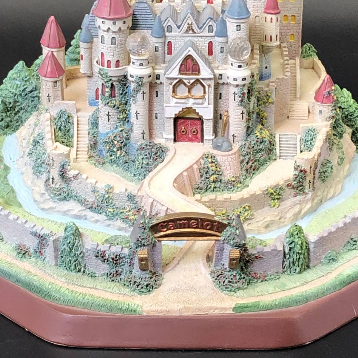 レノックス キャメロット城  アーサー王 円卓の騎士 ( LENOX Camelot ) 1995年製 グレートキャッスル Great Castles ディズニーの画像6
