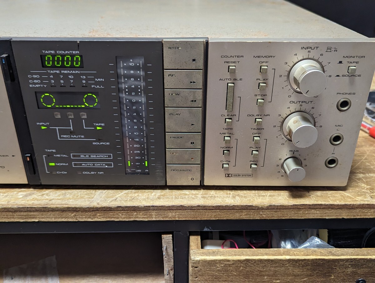 8500円 Pioneer 3ヘッド カセットデッキ CT-970 ジャンク - 一般 8500円 Pioneer 3ヘッド カセットデッキ CT-970 ジャンク - 一般