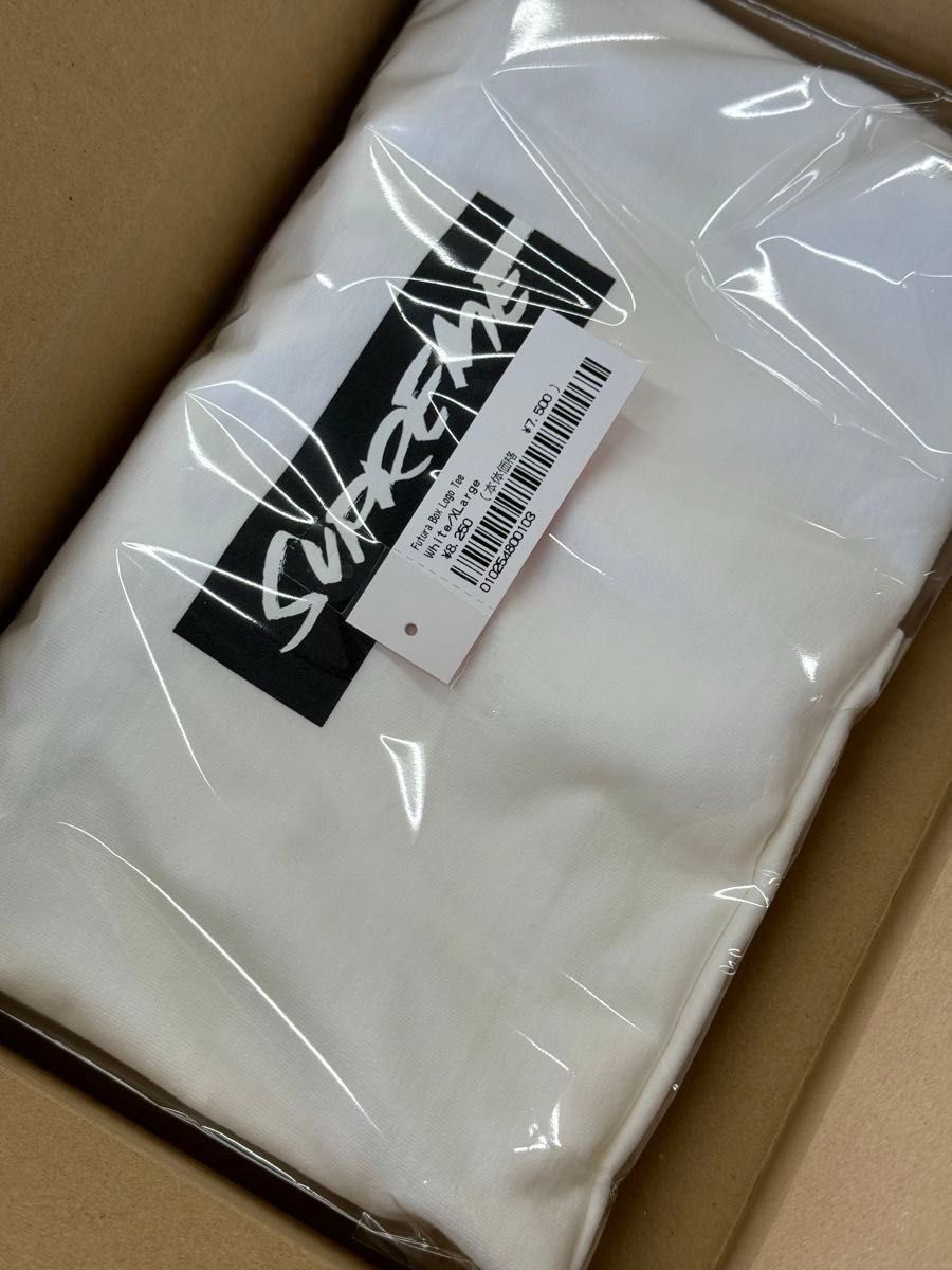 【XL】Futura Box Logo Tee White