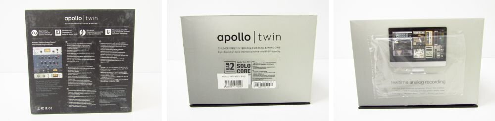 UNIVERSAL AUDIO apollo twin MKII SOLO アポロ ツイン マークツー ソロ オーディオインターフェース ※ジャンク品 ☆4129_画像2