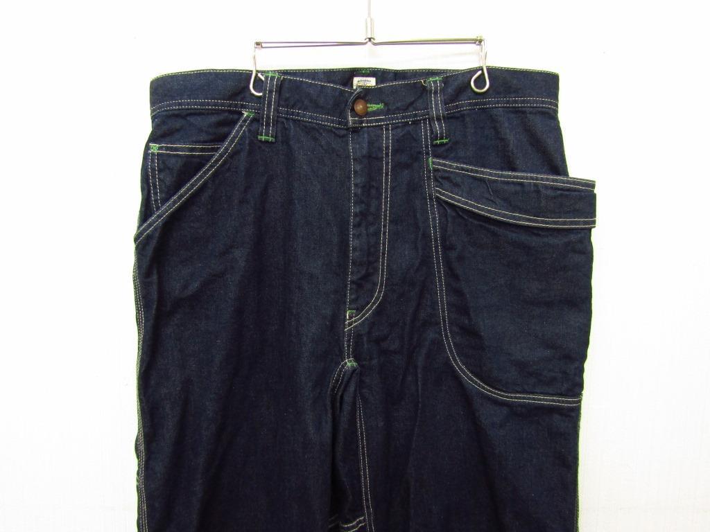 GOHEMPgo-hemp painter's pants Denim jeans Ben da- type asimeto Lee indigo size :34 men's *FG7048
