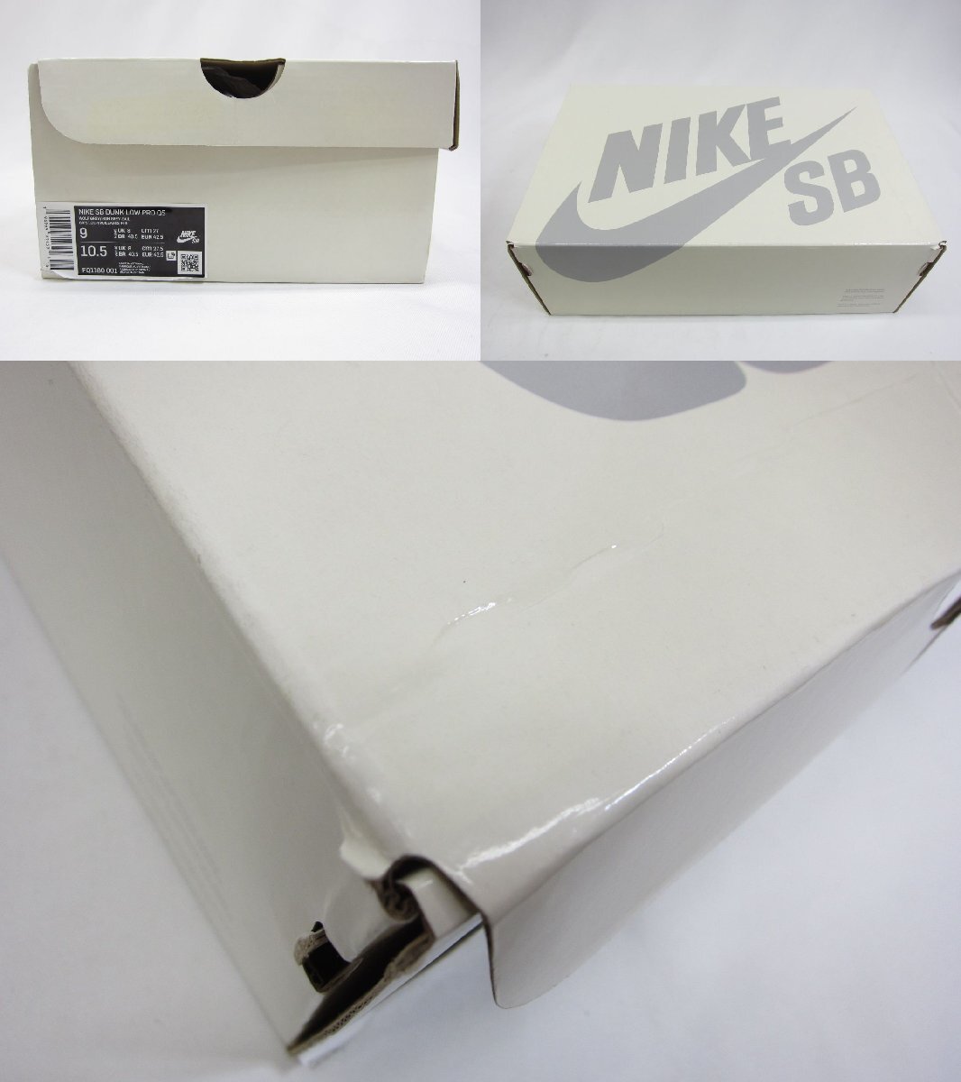 NIKE ナイキ SB DUNK LOW PRO QS FQ1180-001 SIZE:US9 27.0cm メンズ スニーカー 靴 □UT11166_画像10