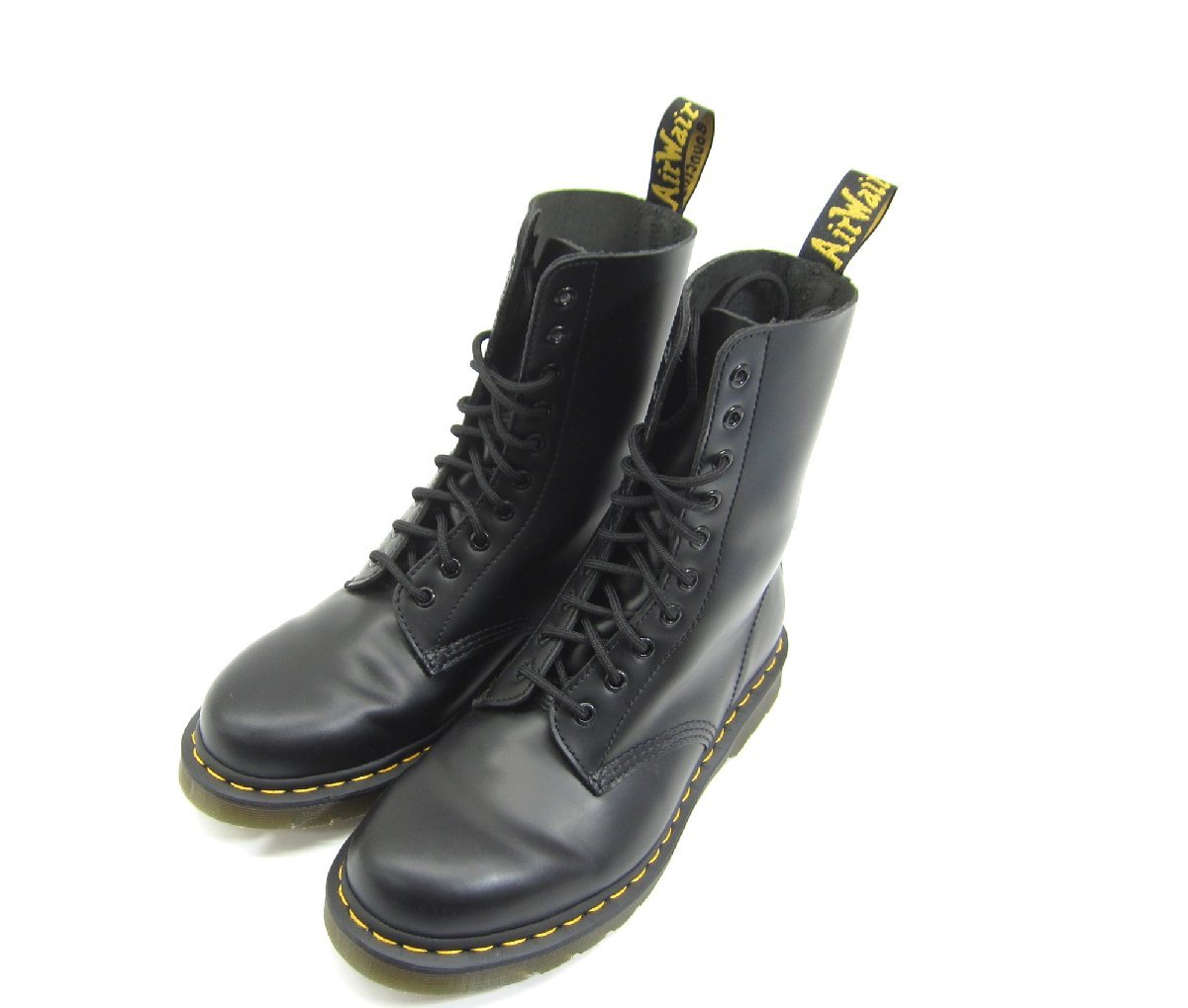 Dr.Martens ドクターマーチン 1490 10 ホール ブーツ STANDARD FIT BLACK SIZE:UK7 26.0cm メンズ ブーツ 靴 □UT11097_画像2