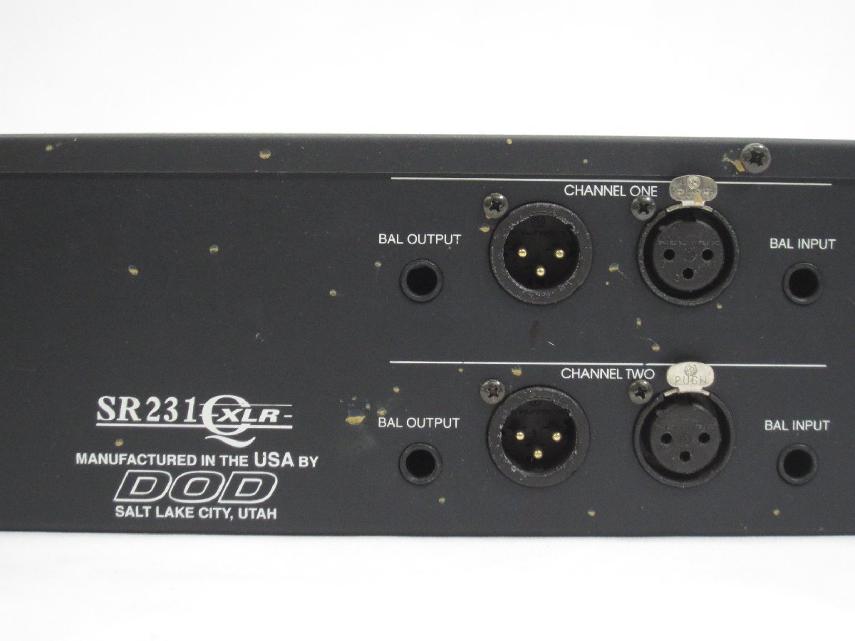 DOD SR231Qx ステレオグラフィックEQ 音響機器 ※ジャンク品 #U2147_画像5