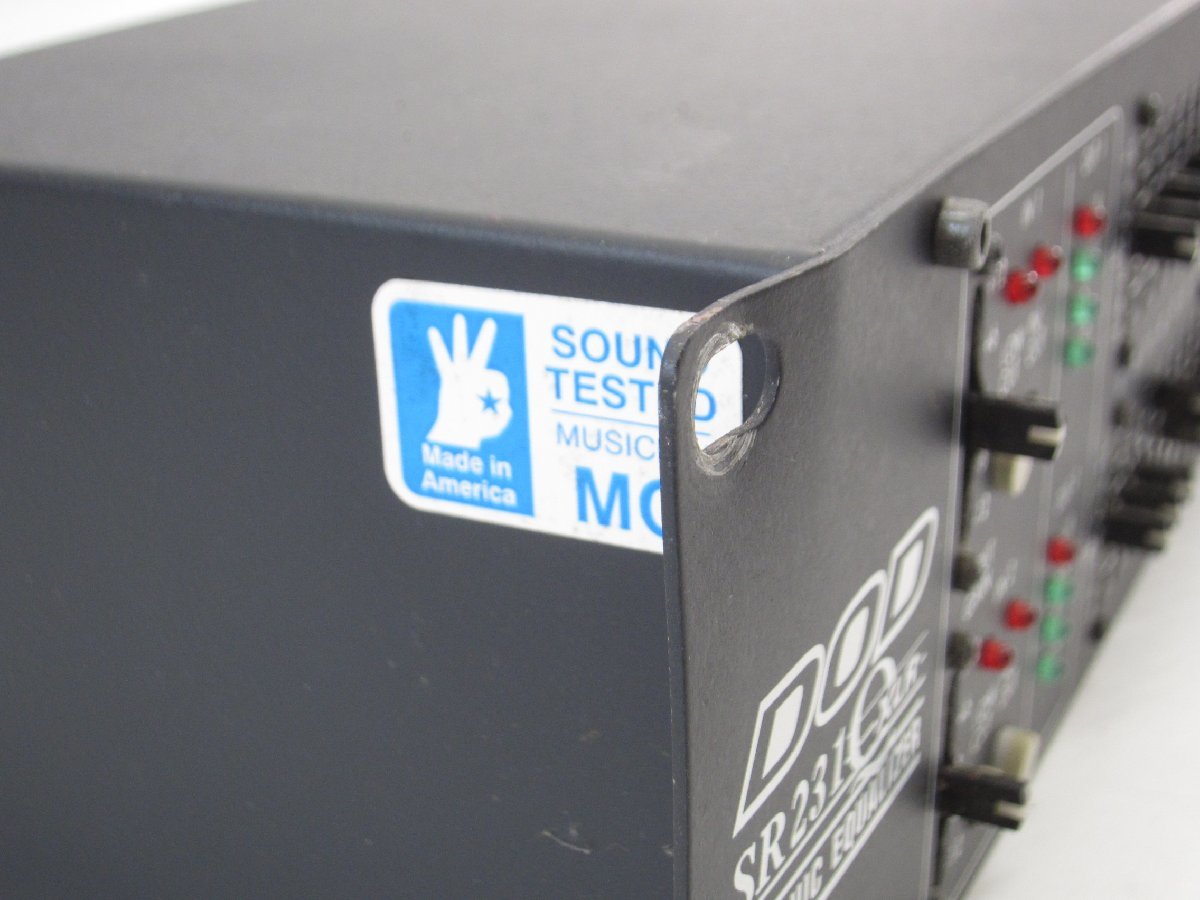 DOD SR231Qx ステレオグラフィックEQ 音響機器 ※ジャンク品 #U2151_画像7