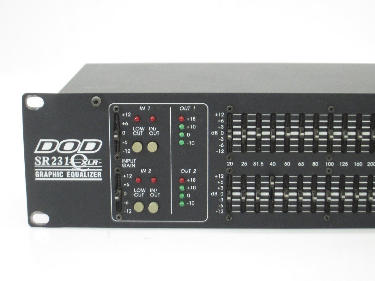 DOD SR231Qx ステレオグラフィックEQ 音響機器 ※ジャンク品 #U2151_画像5