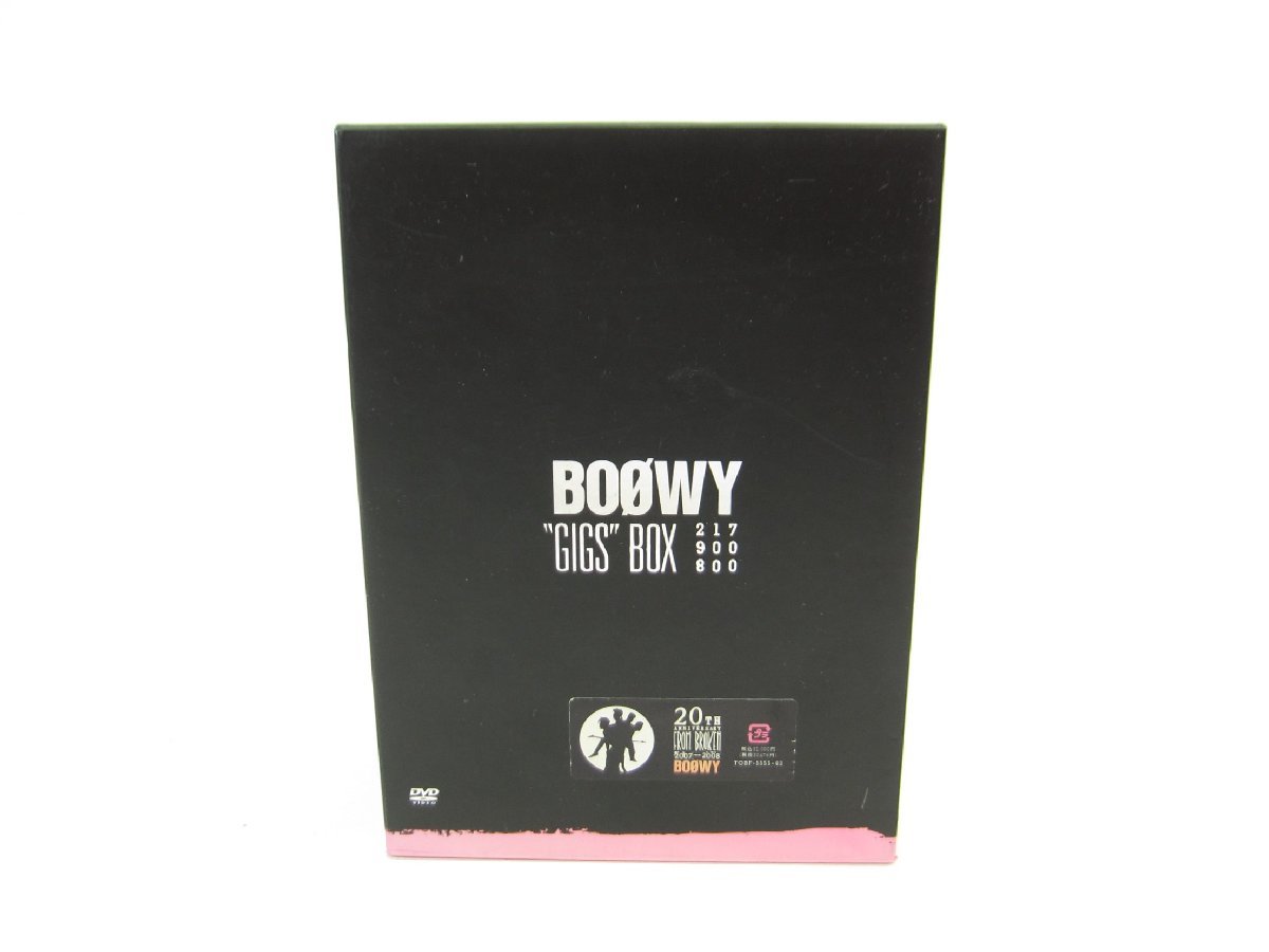 BOOWY ボウイ GIGS BOX DVD 氷室京介 松井常松 布袋寅泰 ∠UV2683_画像1