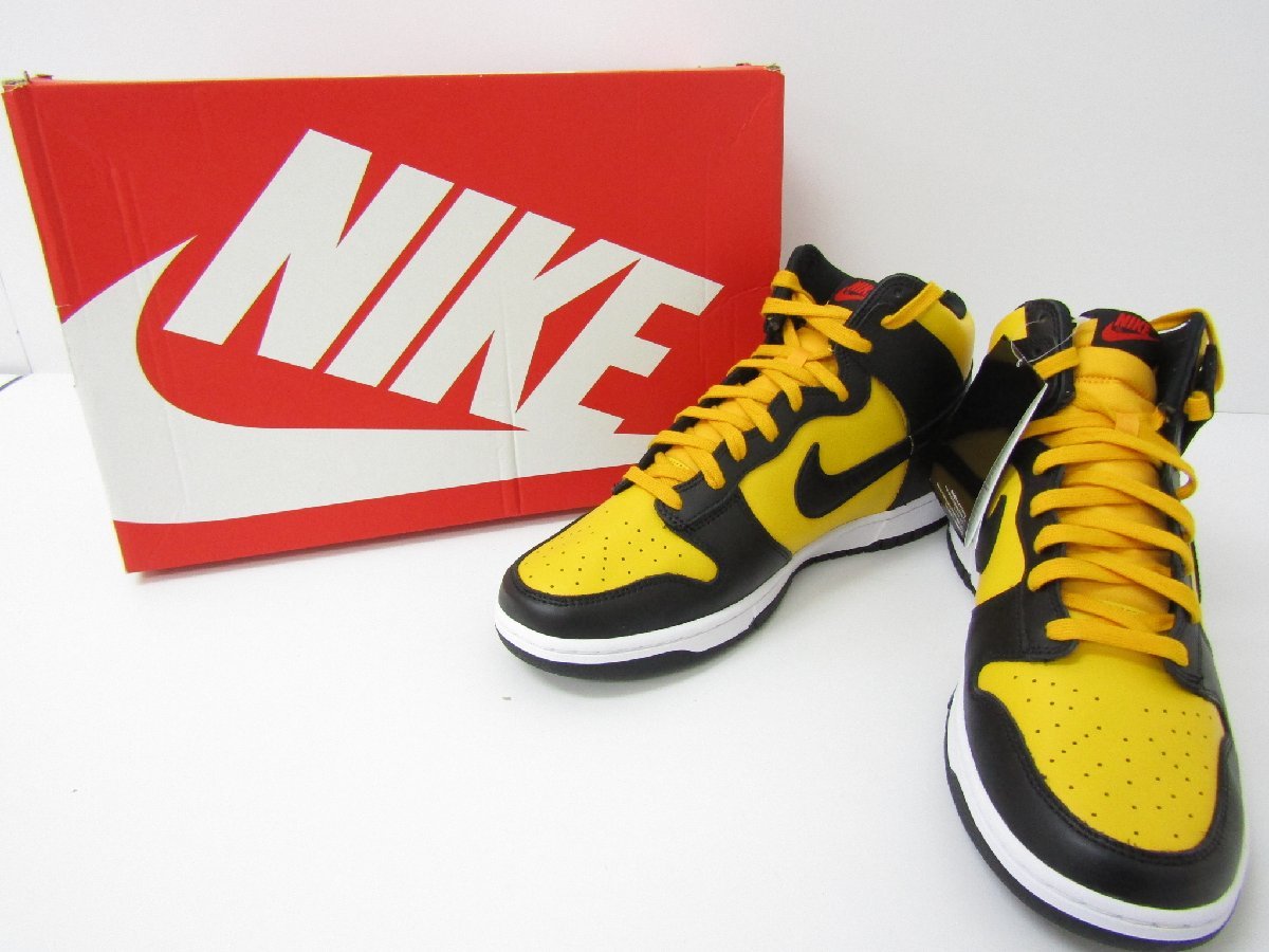 NIKE ナイキ DUNK HI RETRO / UNIVERSITY GOLD / DD1399-700 SIZE:30.0cm スニーカー 靴 ≡SH7046