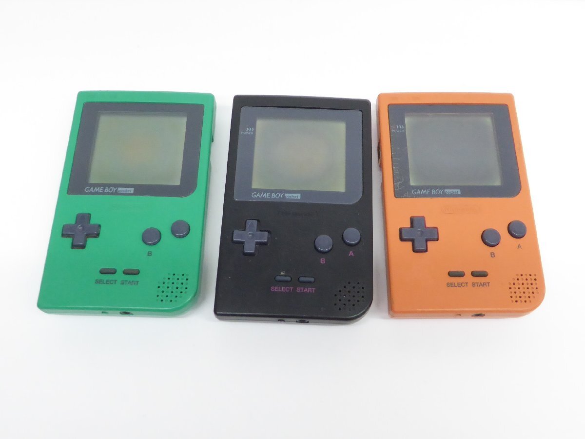 ジャンク ゲームボーイ GAMEBOY poket3台 LIGHT1台 COLOR1台 5点セット ゲーム機本体 △WE1429の画像2