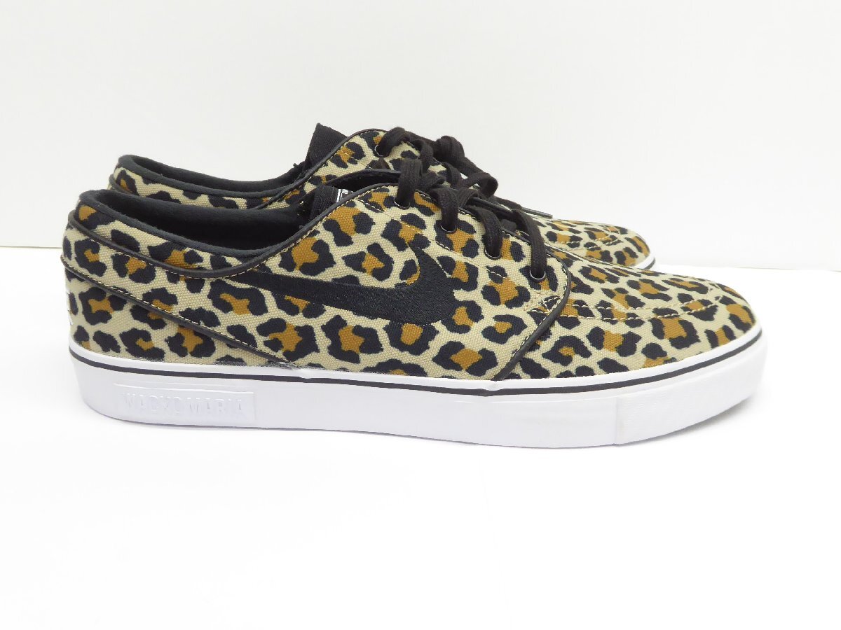 NIKE SB × WACKO MARIA Janoski CNVS OG QS Leopard DA7074-200 size29.0cm 靴 スニーカー △WT2836_画像4