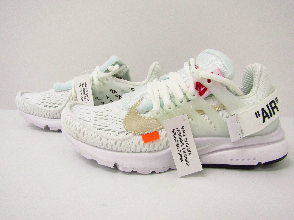 NIKE × OFF-WHITE ナイキ × オフホワイト / THE 10 : AIR PRESTO エアプレスト / AA3830-100 SIZE:24.0cm スニーカー 靴 ≡SH7159の画像3