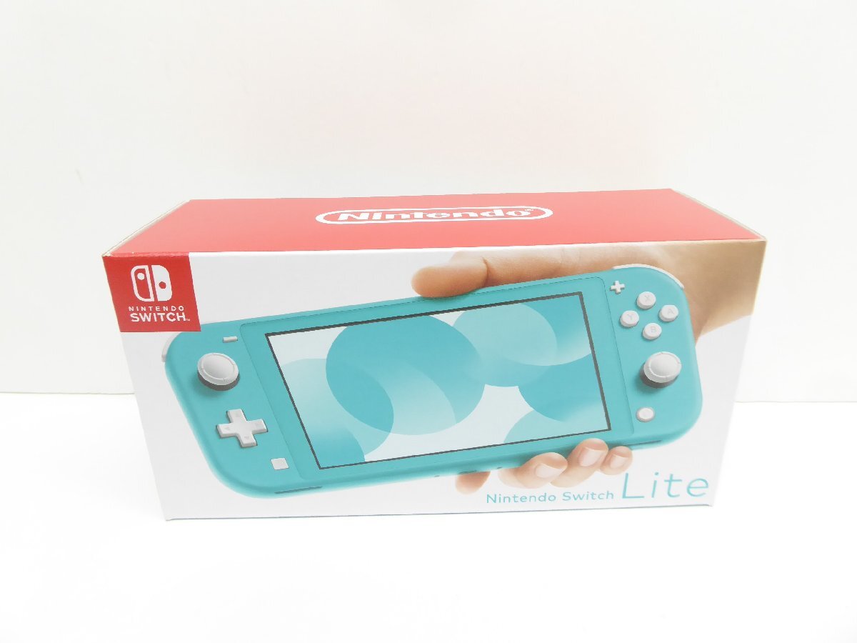 未使用品 任天堂 ニンテンドースイッチ ライト 本体 Nintendo Switch Lite ターコイズ ゲーム機 △WE1452_画像1