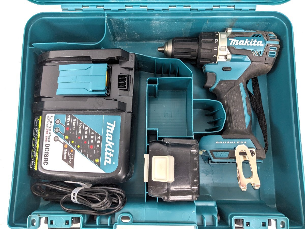 makita マキタ 充電式ドライバドリル DF484D 18V 6.0Ah バッテリー1個付き《A9606_画像2