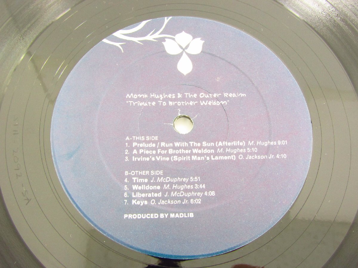 LP レコード MONK HUGHES & THE OUTER REALM / A Tribute To Brother Weldon (STH2092) ●A9234_画像7