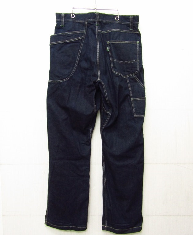 GOHEMPgo-hemp painter's pants Denim jeans Ben da- type asimeto Lee indigo size :34 men's *FG7048