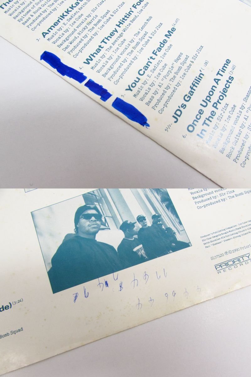 LP レコード Ice Cube アイスキューブ / Amerikkka's Most Wanted (SL57120) ●A9235_画像9
