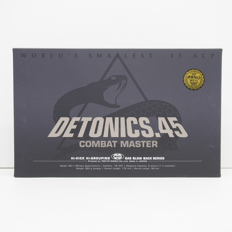 未使用 東京マルイ ガスブローバックガン DETONICS.45 COMBAT MASTER ハンドガン エアガン ∴WH3441