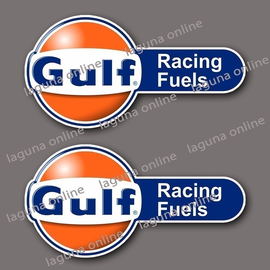 ☆即納☆　Gulf racing fuels　ガルフ　ステッカー　デカール　並行輸入_画像1