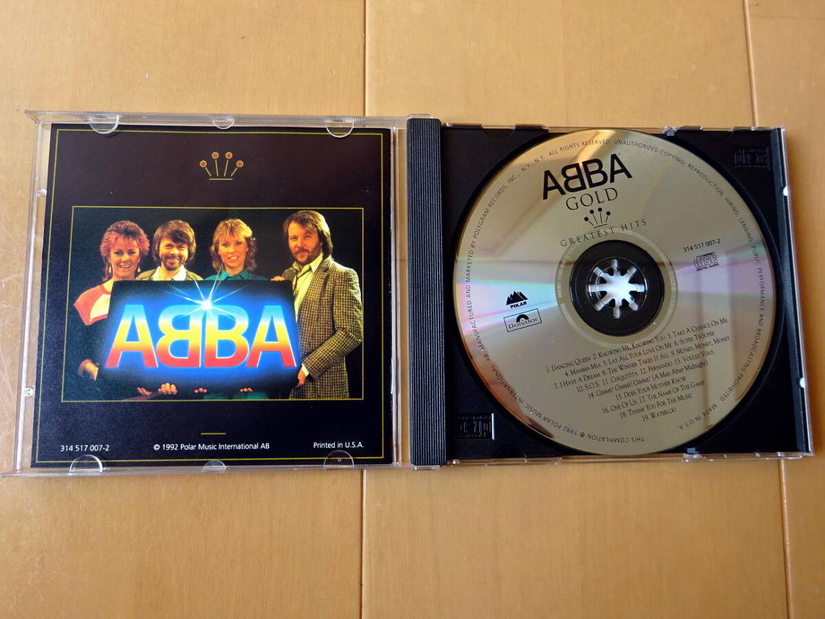 ●CD ABBA GOLD GREATEST HITS　314 517 007-2●b送料130円_画像3