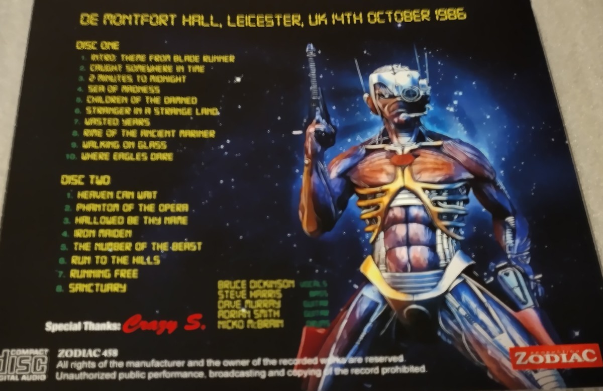 アイアン・メイデン 1986年 特典付 Iron Maiden Live At UK Definitive _画像2